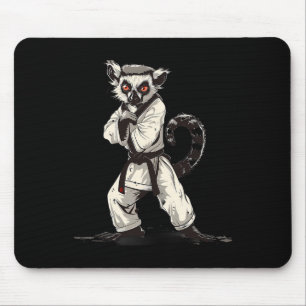 Judo Lemur Nature Kickboxing Taekwondo Martial Art Mouse Mat