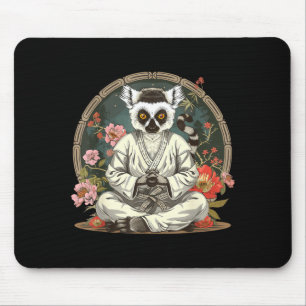 Judo Lemur Nature Kickboxing Taekwondo Martial Mouse Mat