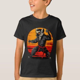 Judo Lemur Nature Kickboxing Taekwondo Martial T-Shirt