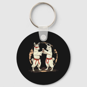 Judo Llama Martial Arts Taekwondo Kung Fu MMA Key Ring