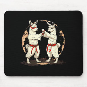 Judo Llama Martial Arts Taekwondo Kung Fu MMA Mouse Mat