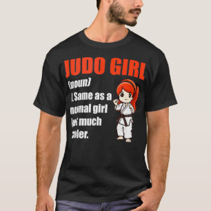 Judo Lover Girl Black Belt Martial Arts Expert Gra T-Shirt