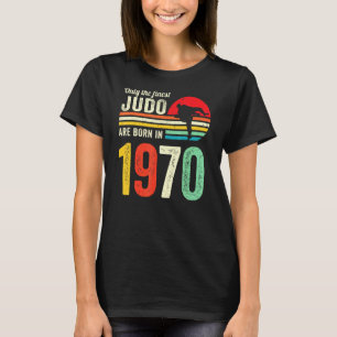 Judo Martial Art  Judoka Fighter 1970s Retro Birth T-Shirt