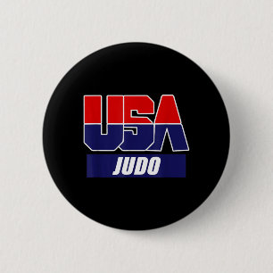 Judo Martial Arts 2024 USA Team 6 Cm Round Badge