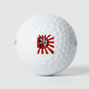 Judo Martial Arts Japanese Vintage Retro Design Golf Balls