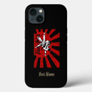 Judo Martial Arts Japanese Vintage Retro Design iPhone 13 Case