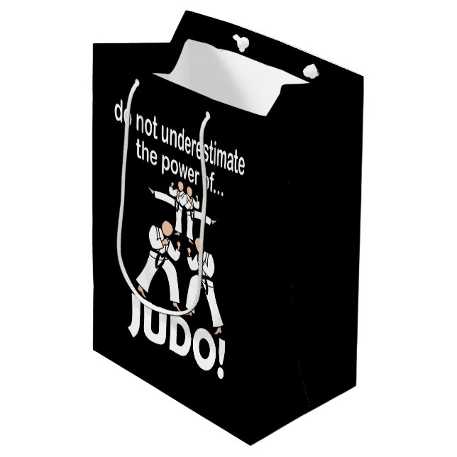Judo Martial Arts Self Defence Taekwondo Judo Medium Gift Bag (Front Angled)