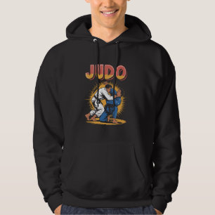 Judo Martial Arts Throw Vintage Design Hoodie