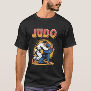 Judo Martial Arts Throw Vintage Design T-Shirt