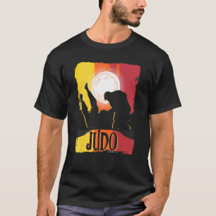 Judo Men Vintage Judoka 80s Retro Japanese Martial T-Shirt