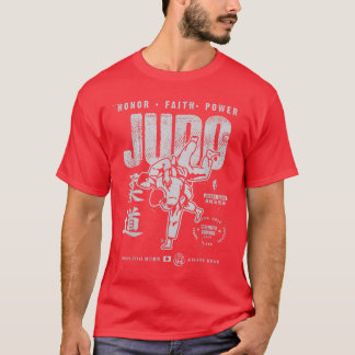 Judo MMA Martial Arts Strength Courage Honor Faith T-Shirt