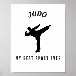 Judo my best sport ever poster