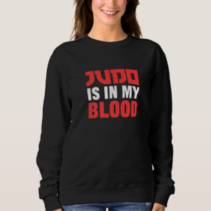 Judo My Blood Athletic Trainer Sweatshirt