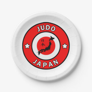 Judo Paper Plate