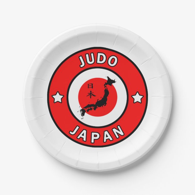 Judo Paper Plate (Front)