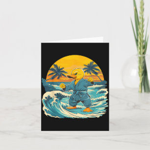Judo Rubber Duck Nature Kickboxing Taekwondo Card