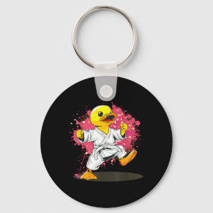Judo Rubber Duck Nature Kickboxing Taekwondo Key Ring