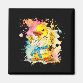 Judo Rubber Duck Nature Kickboxing Taekwondo Magnet