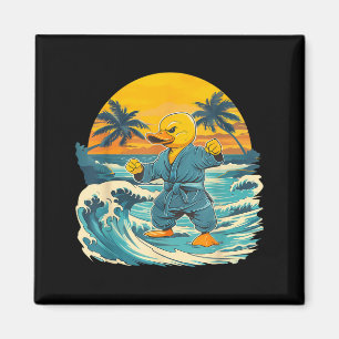 Judo Rubber Duck Nature Kickboxing Taekwondo Magnet