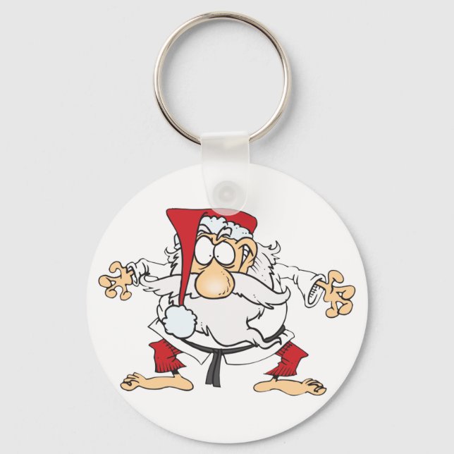 Judo-Santa Key Ring (Front)