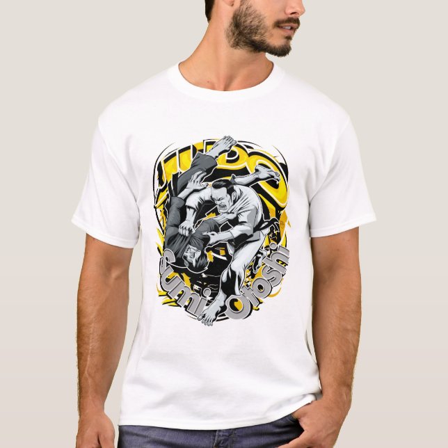Judo Shirt Sumi Otoshi Throw (Front)
