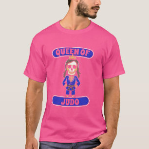 Judo Skeleton Judoka Martial Arts - Judoist Queen  T-Shirt