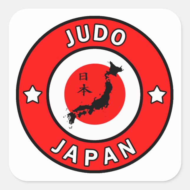 Judo Square Sticker (Front)