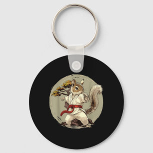 Judo Squirrel Bonsai Tree Kickboxing Taekwondo Key Ring