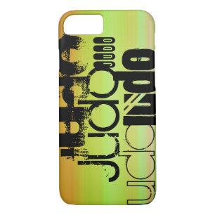 Judo; Vibrant Green, Orange, & Yellow iPhone 8/7 Case