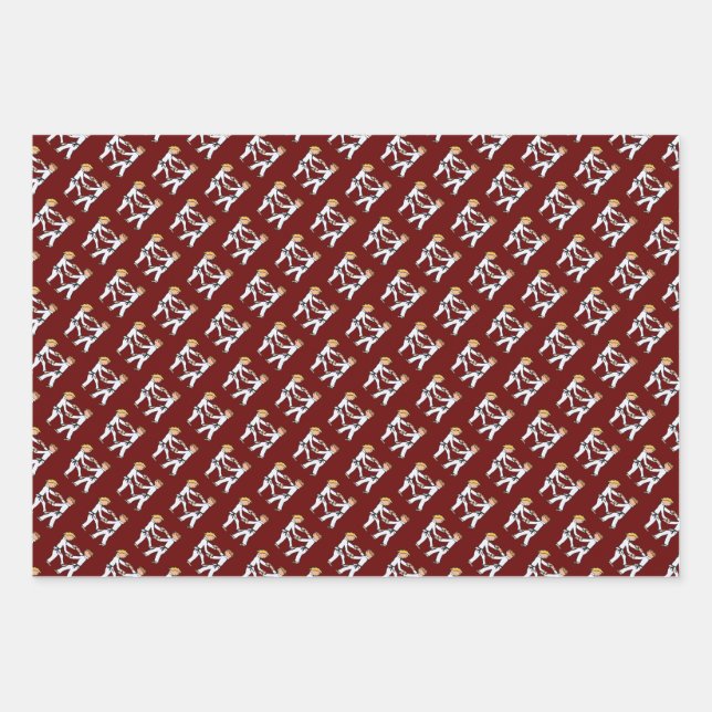 Judo Wrapping Paper Sheet (Front)