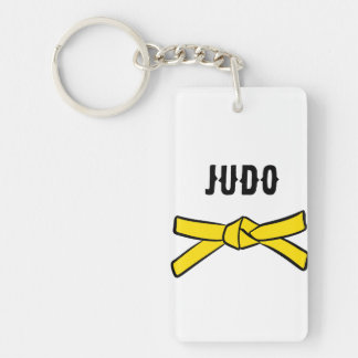 Judo Yellow Belt Promotion Celebration  Key Ring