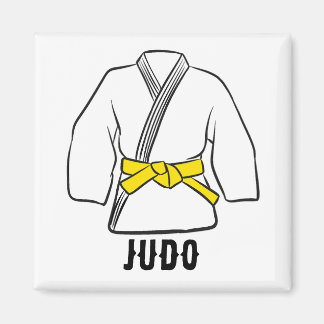 Judo Yellow Belt Promotion Celebration  Magnet