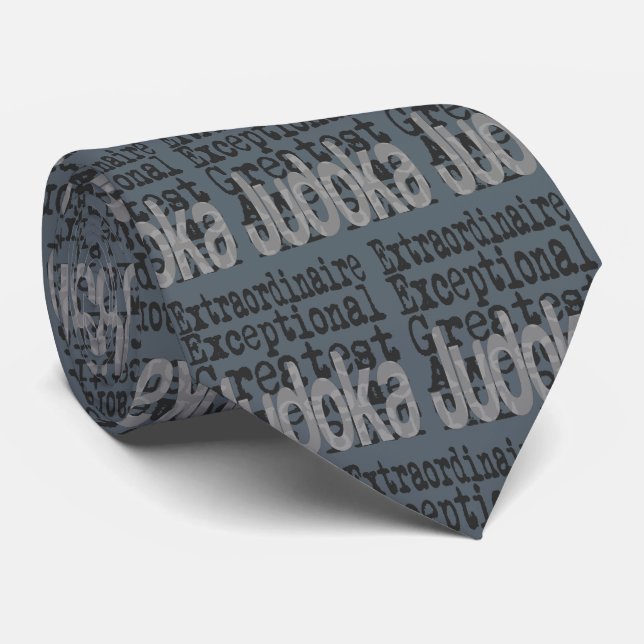 Judoka Extraordinaire Tie (Rolled)