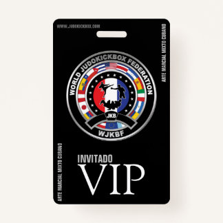 JUDOKICKBOX Badge - Credencial Vip ID Badge