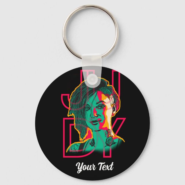 Judy personalised key ring (Front)