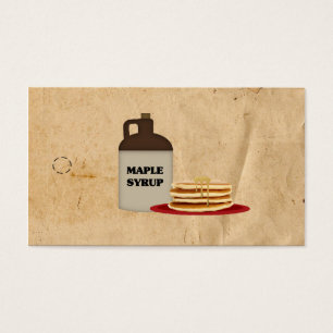 Jug And Pancakes Maple Syrup Hang Tag