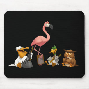 Jug Band O' Birds Mousepad