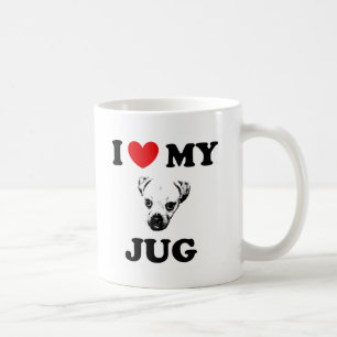 jug dog coffee mug