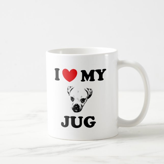 jug dog coffee mug (Right)