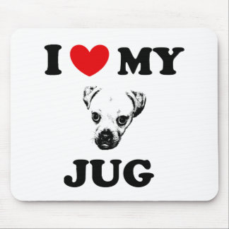 jug dog mouse mat