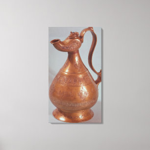 Jug, from Khorasan, Iran, 1218 Canvas Print