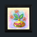 Jug O Flowers  Gift Box<br><div class="desc">Jug O Flowers  gift box,  flower apparel,  t-shirts,   gifts by ArtMuvz Illustration. Matching watercolor flower gifts. You can personalise  with your name or text. . You can add your name or add text instead. Customise this flower  gift box  to make it uniquely yours or give as a personalised gift</div>