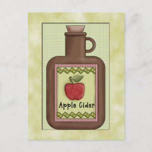 Jug of Apple Cider Postcard