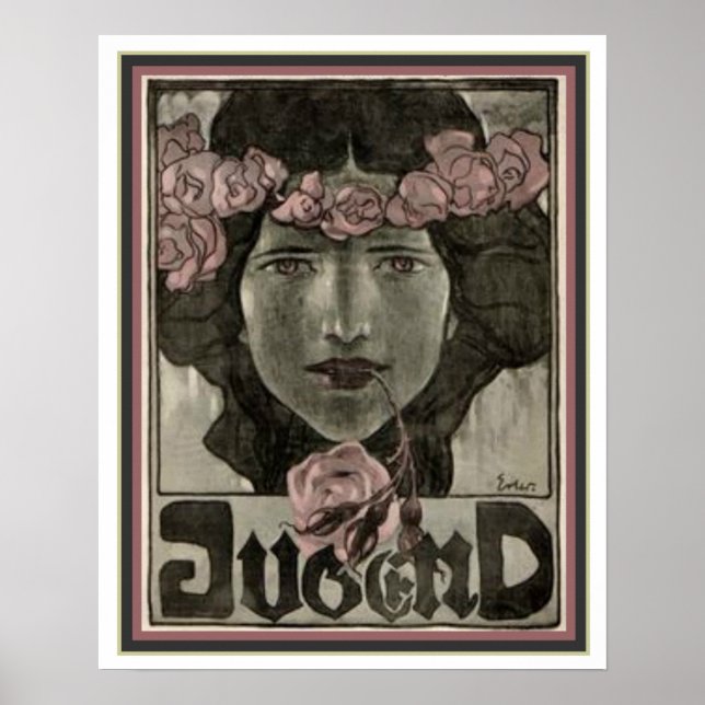 Jugend Art Nouveau Cover by Fidus 16 x 20 Poster (Front)