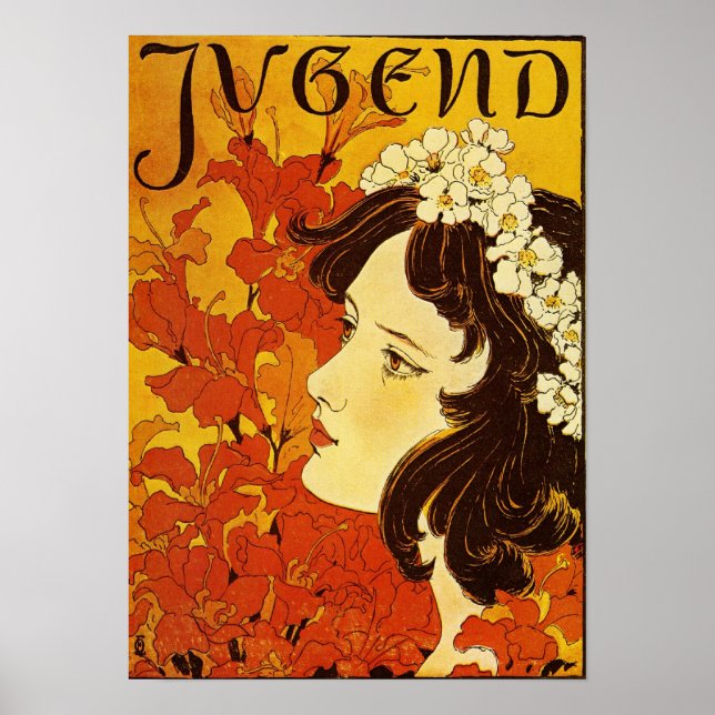 Jugend / Youth - Art Nouveau Poster (Front)