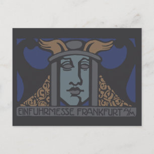 Jugendstil Einfuhrmesse 1919 Frankfurt Am Main Postcard