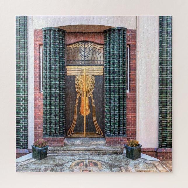 Jugenstil Door Jigsaw Puzzle (Vertical)