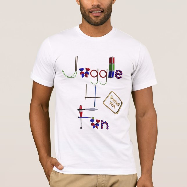 Juggle 4 Fun T-Shirt (Bothell WA) (Front)