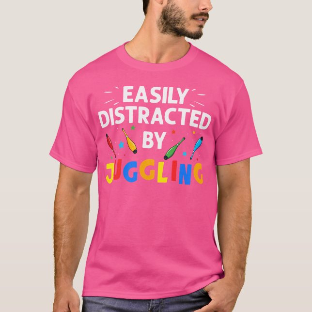 Juggler Beginner Jongleur Stick Ring T-Shirt (Front)