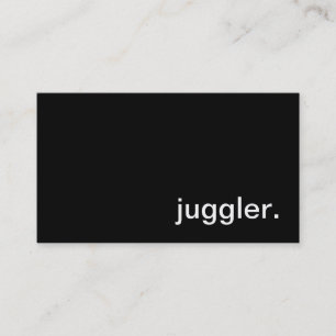 Juggler Business Card